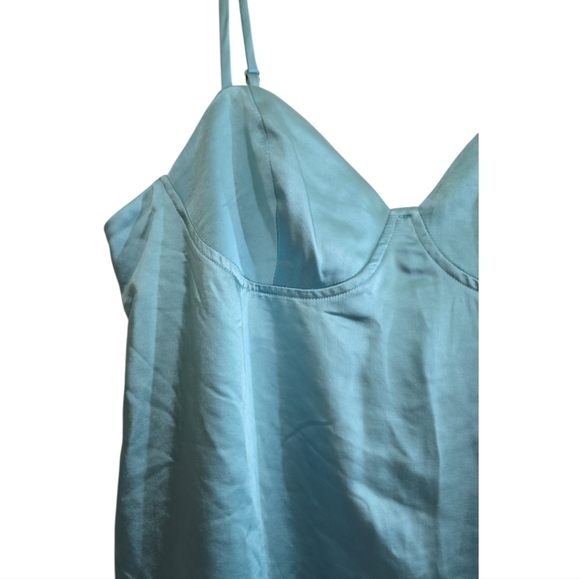 NWT Wild Fable Satin Spaghetti Strap Mini Dress XL Adjustable Straps - Picture 3 of 7